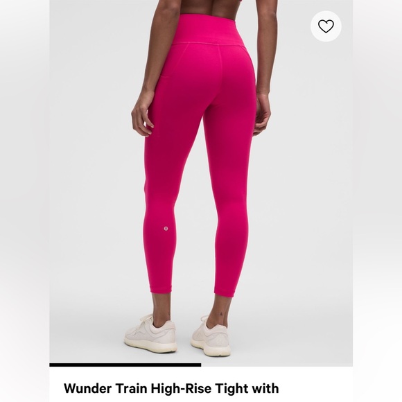 NWOT Lululemon Wunder Train High Rise Legging with Pockets, 25”, 6, Lavender - Picture 6 of 6